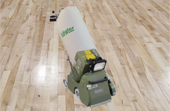 Lagler floor sander with the best dust removal technology as used by Border Floor in many homes around Carlisle